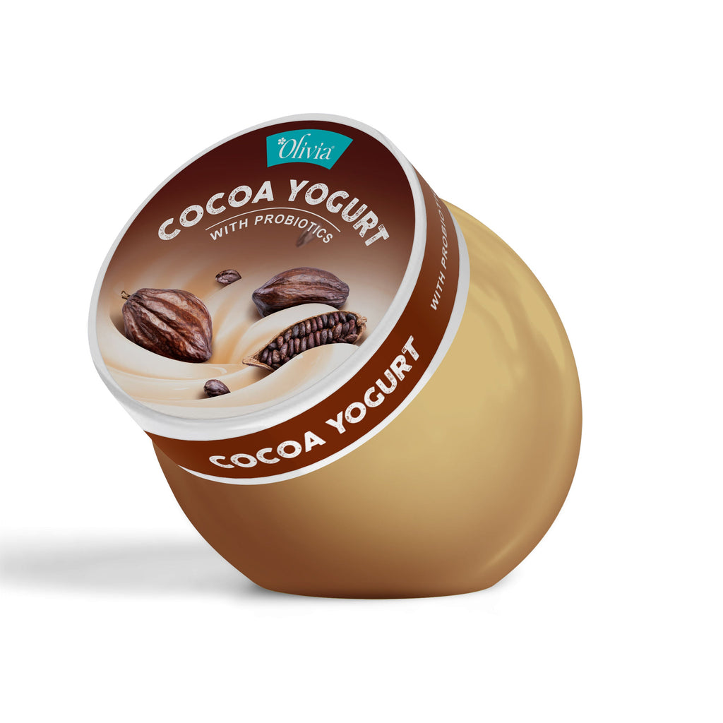 Olivia Cocoa Yogurt Moisturiser – With Probiotics for Deep Repair & Smooth, Glowing Skin
