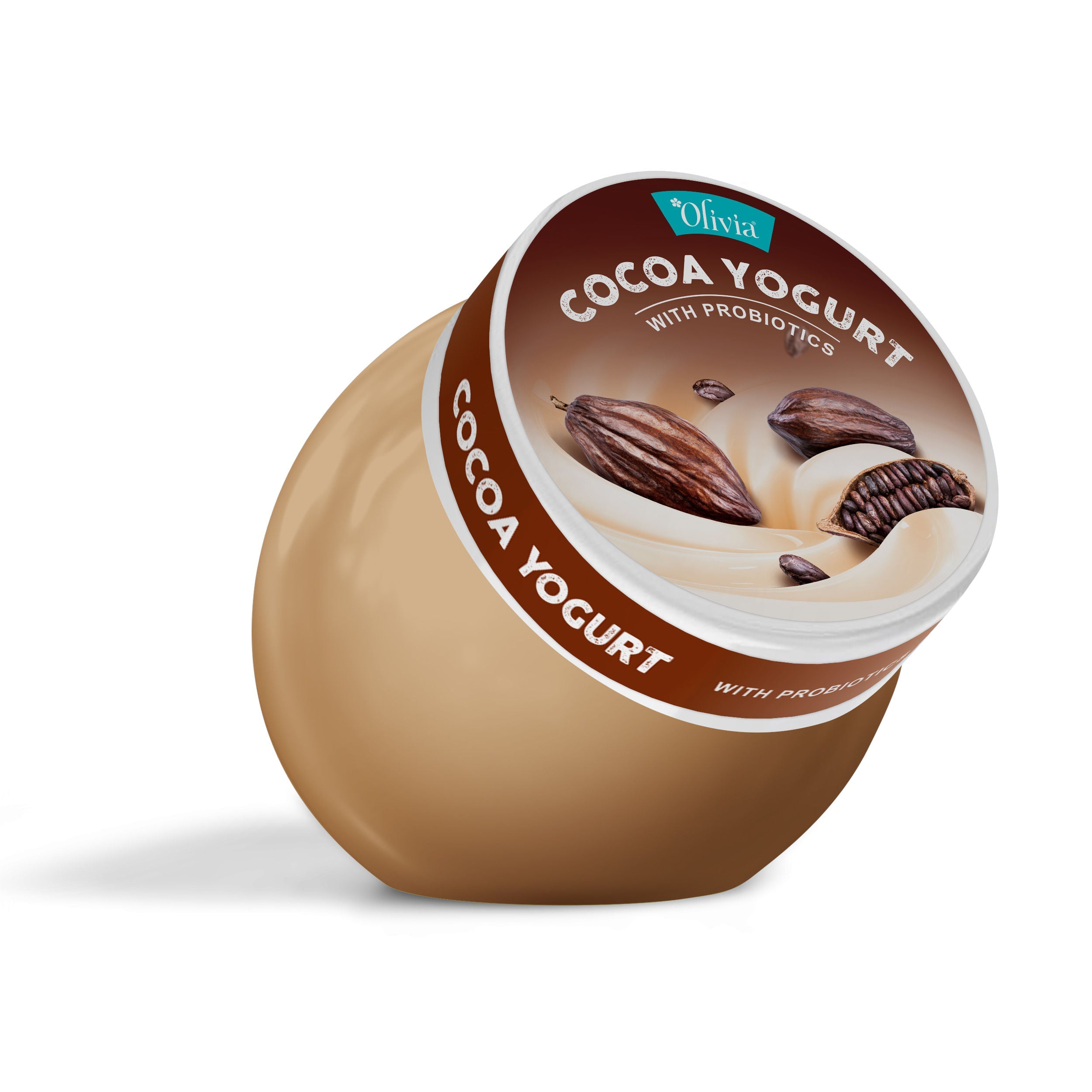 Olivia Cocoa Yogurt Moisturiser – With Probiotics for Deep Repair & Smooth, Glowing Skin
