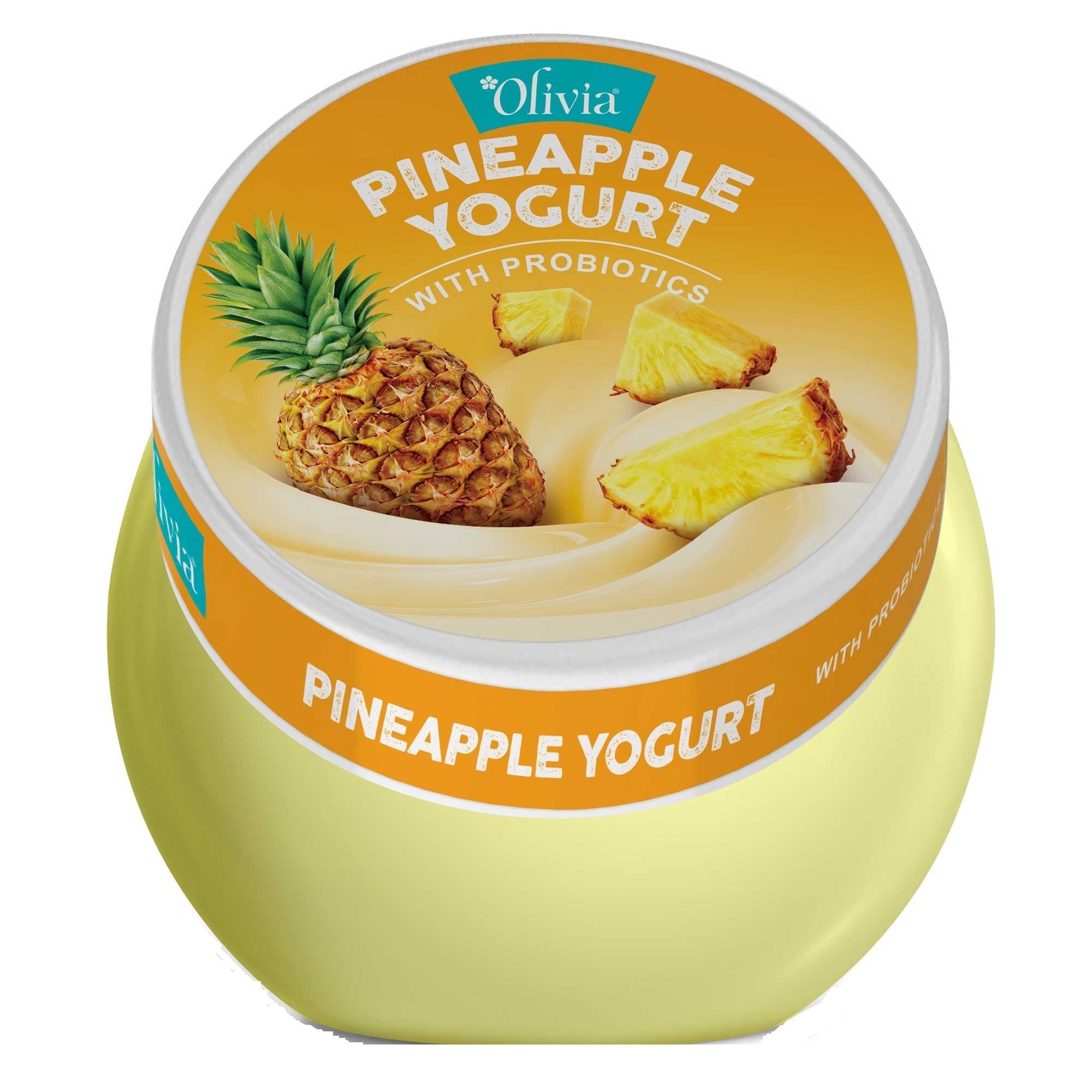Olivia Pineapple Yogurt Moisturiser – With Probiotics for Skin Renewal & Natural Glow