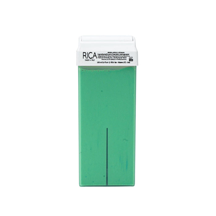 Rica Green Apple Liposoluable Wax Refill For Sensitive Skin With Glyceryl Rosinate & Beeswax