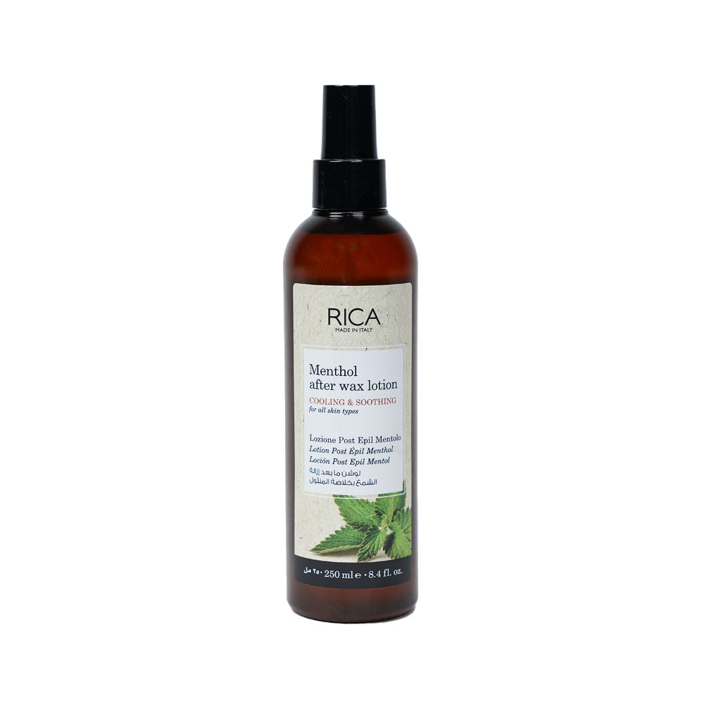 Rica Menthol After Wax Lotion For All Skin Type With Sun Flower Oil, Jojoba Oil & Vitamin E