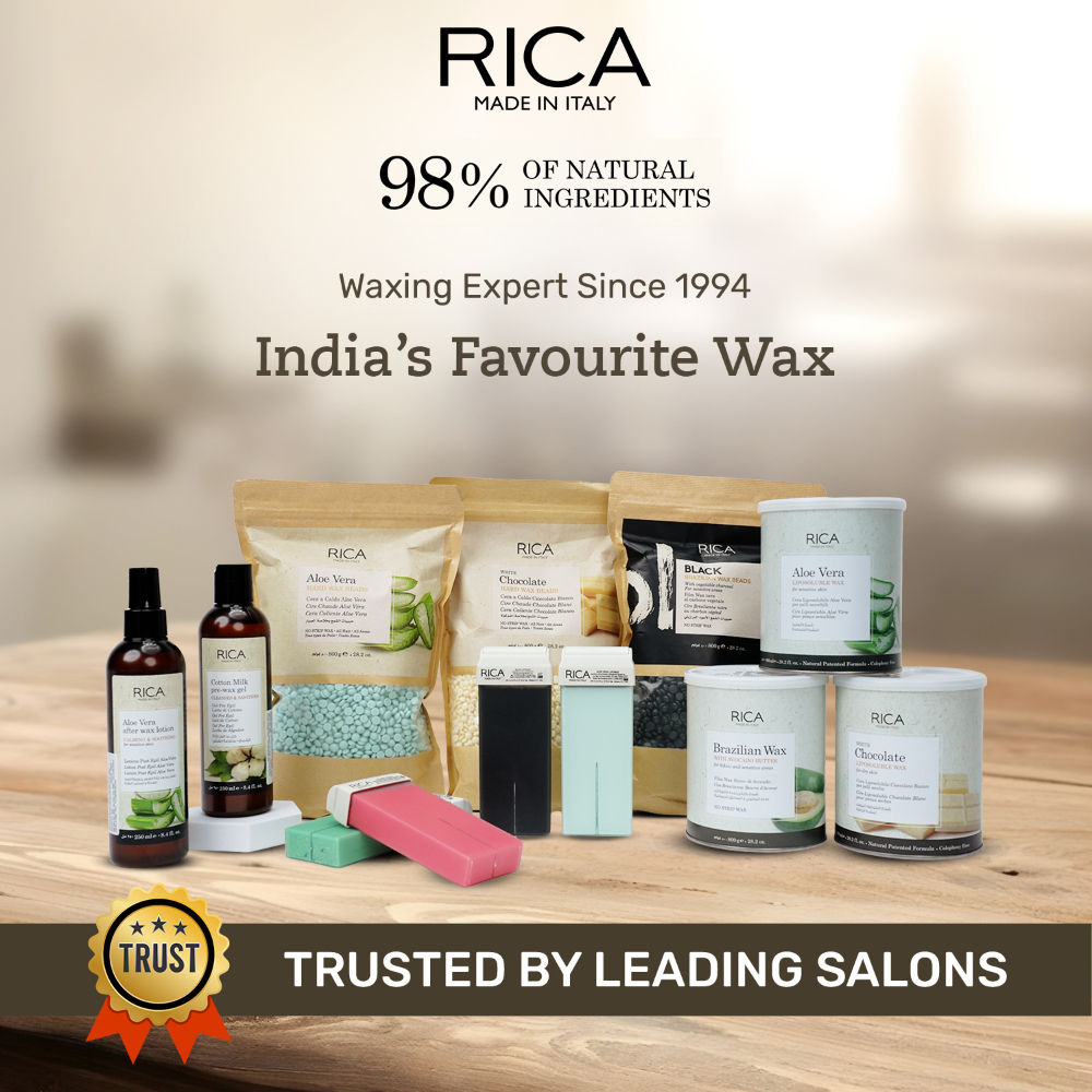 Rica Cotton Milk Pre Waxing Gel For All Skin Type With Cotton Milk & Marigold & Hamamelis Extract