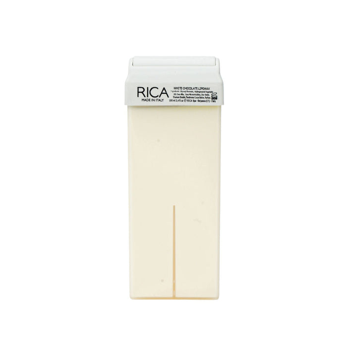 Rica White Chocolate Liposoluable Wax Refill For Dry Skin With Glyceryl Rosinate & Natural Beeswax