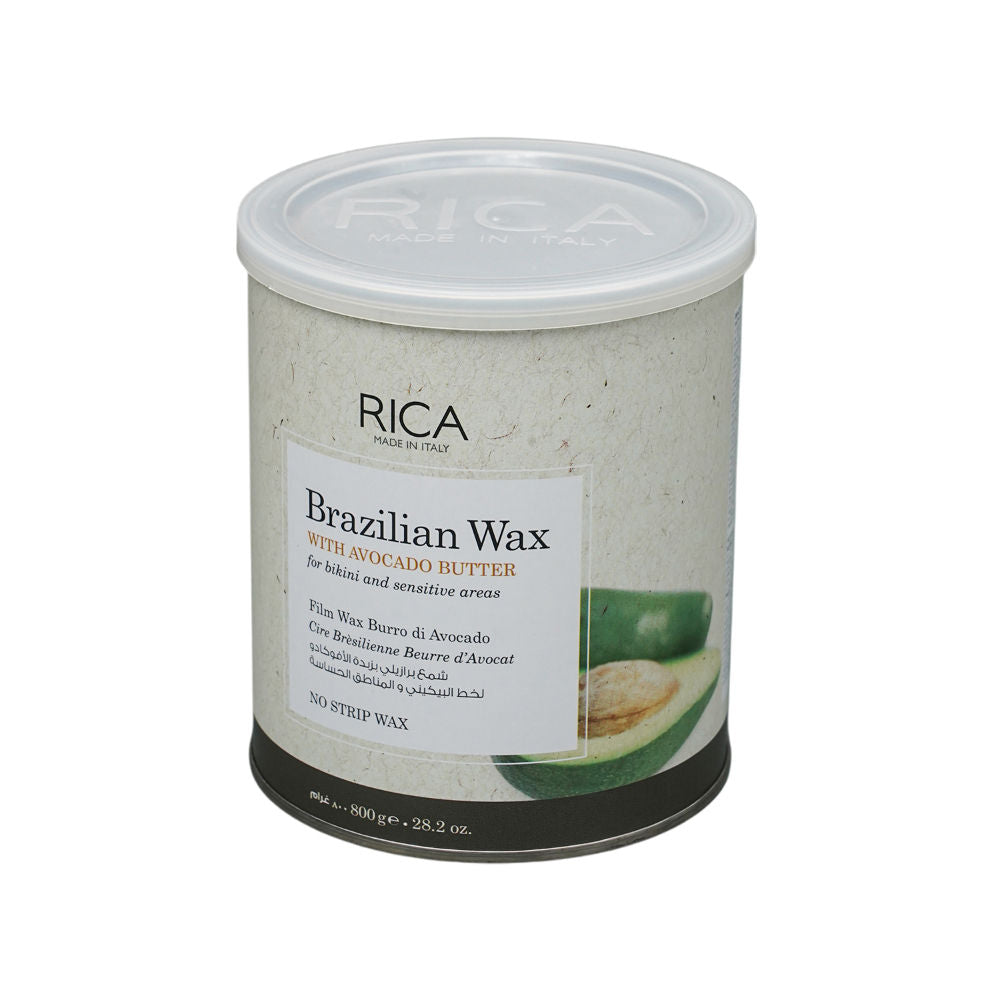 Rica Brazilian Stripless Wax For Sensitive Skin With Glyceryl Rosinate & Natural Beeswax