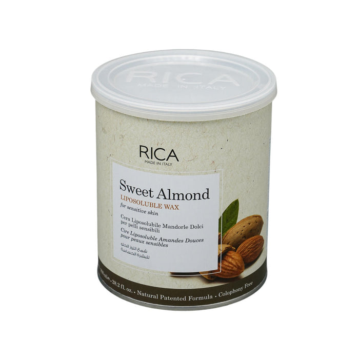 Rica Almond Liposoluble Wax For Sensitive Skin With Glyceryl Rosinate & Natural Beeswax
