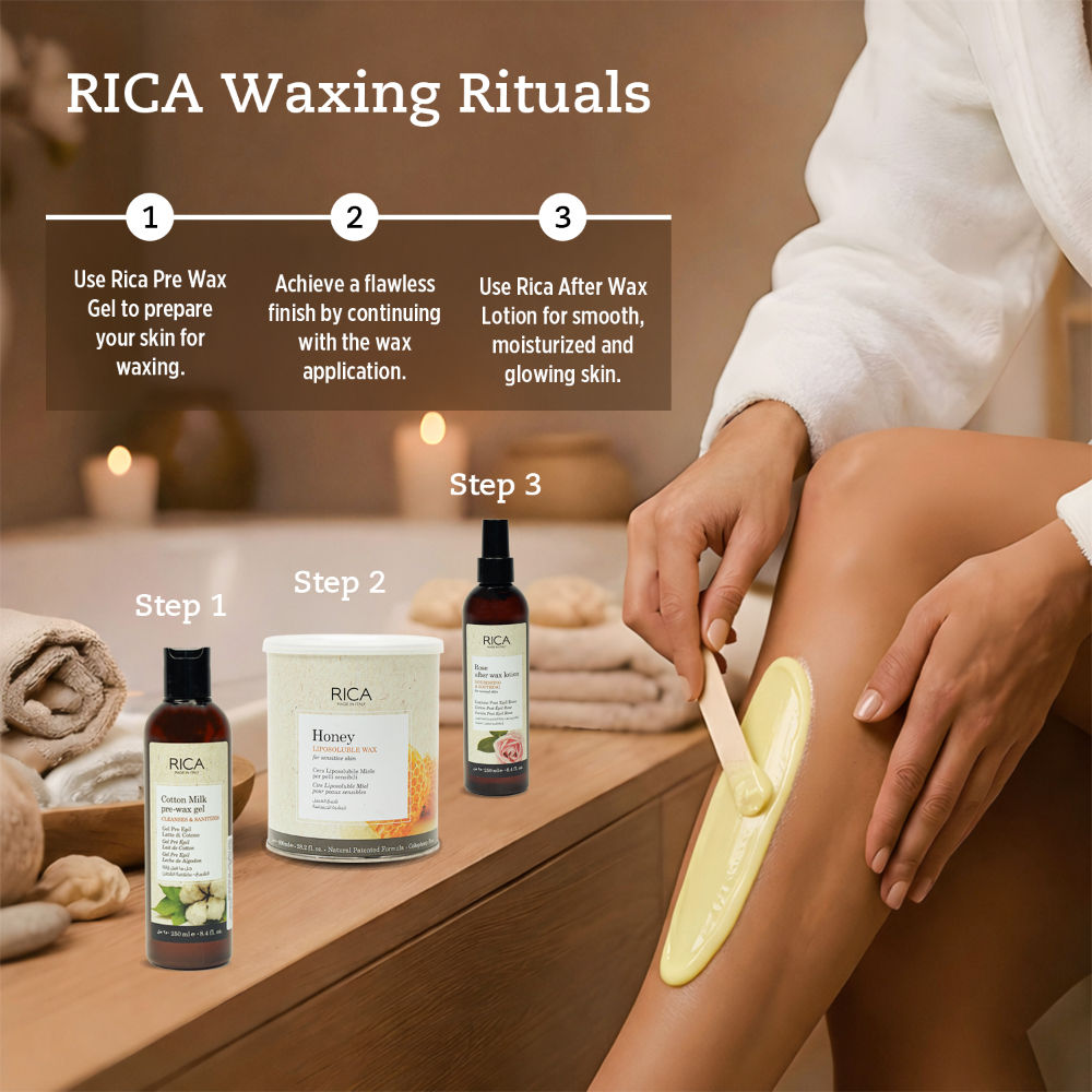 Rica Honey Liposoluble Wax For Sensitive Skin With Glyceryl Rosinate & Natural Beeswax