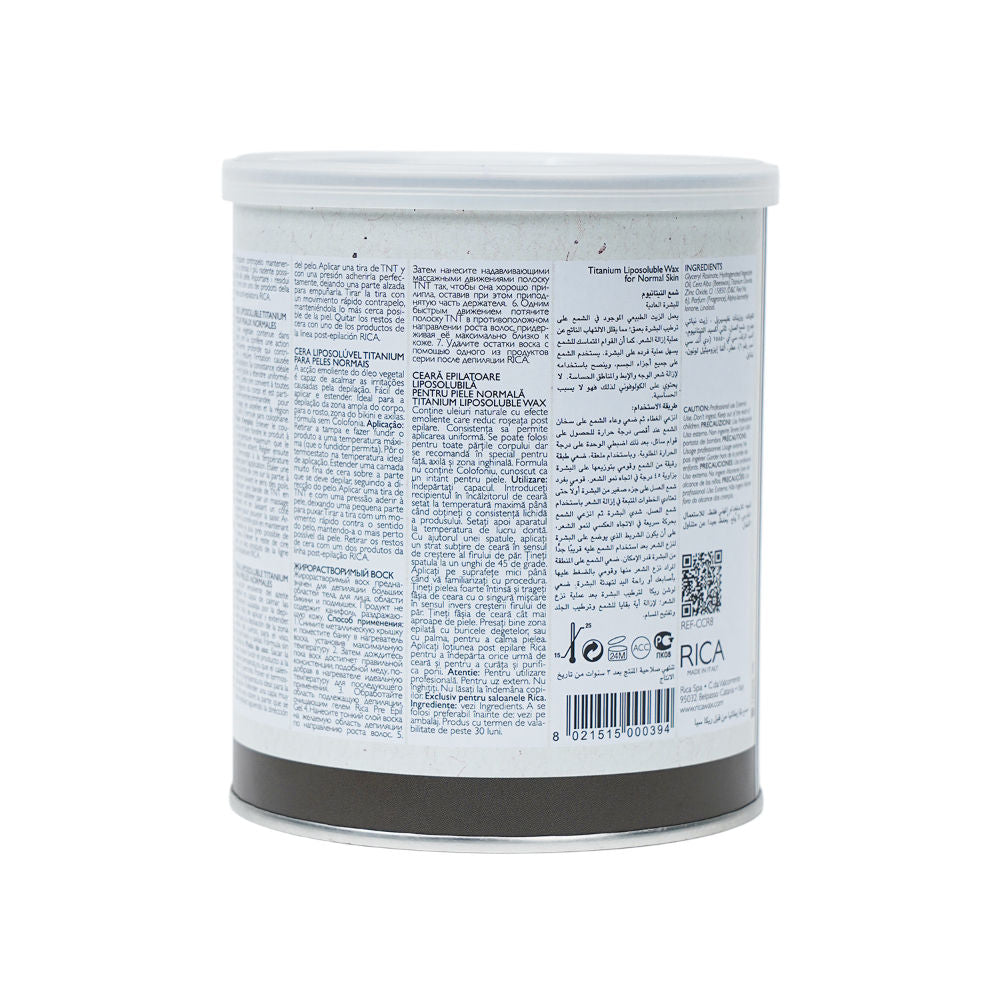 Rica Rose Liposoluble Wax For Normal Skin With Glyceryl Rosinate & Natural Beeswax