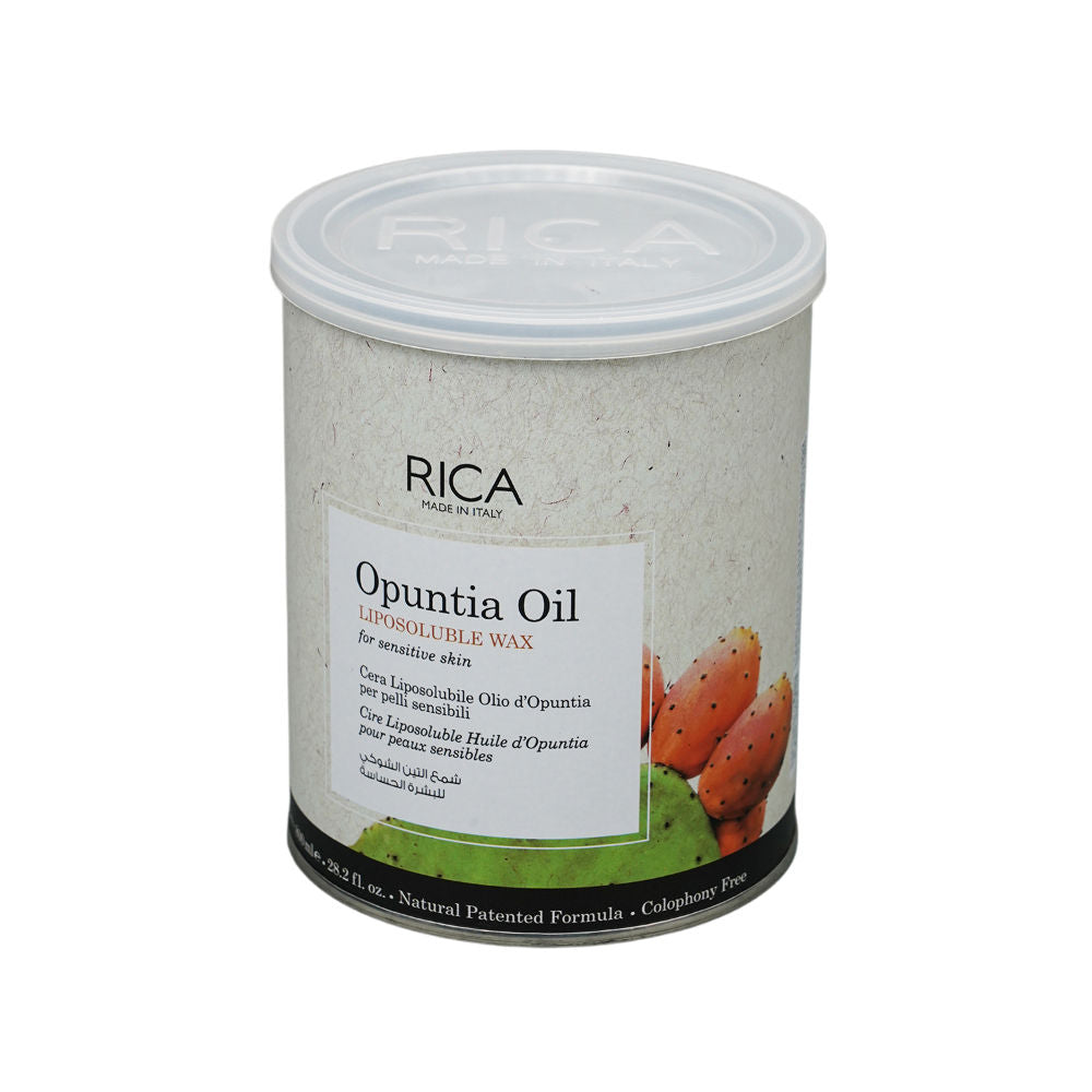 Rica Opuntia Oil Liposoluble Wax For Sensitive Skin With Glyceryl Rosinate & Natural Beeswax