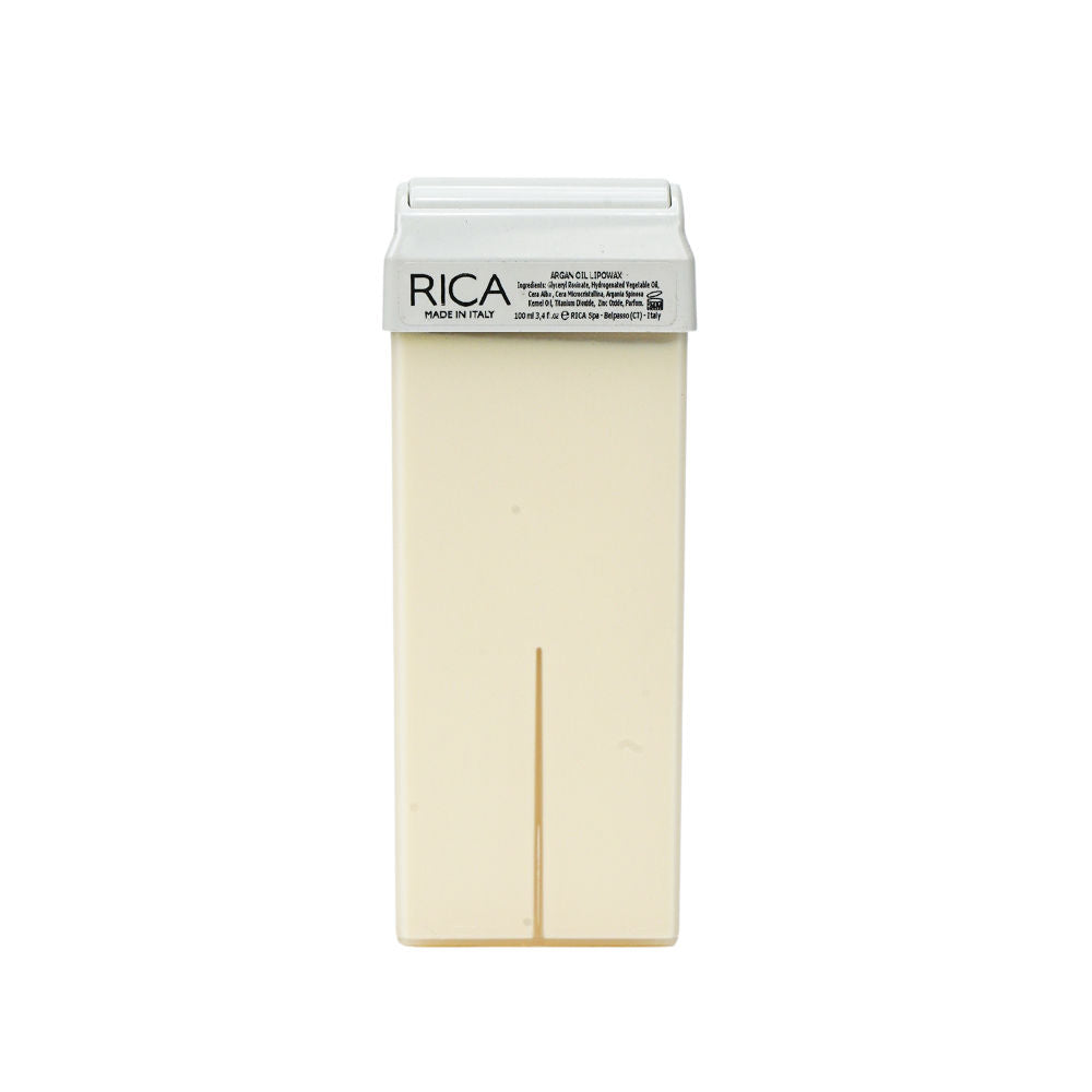 Rica Argan Oil Liposoluable Wax Refill For Sensitive Skin With Glyceryl Rosinate & Natural Beeswax