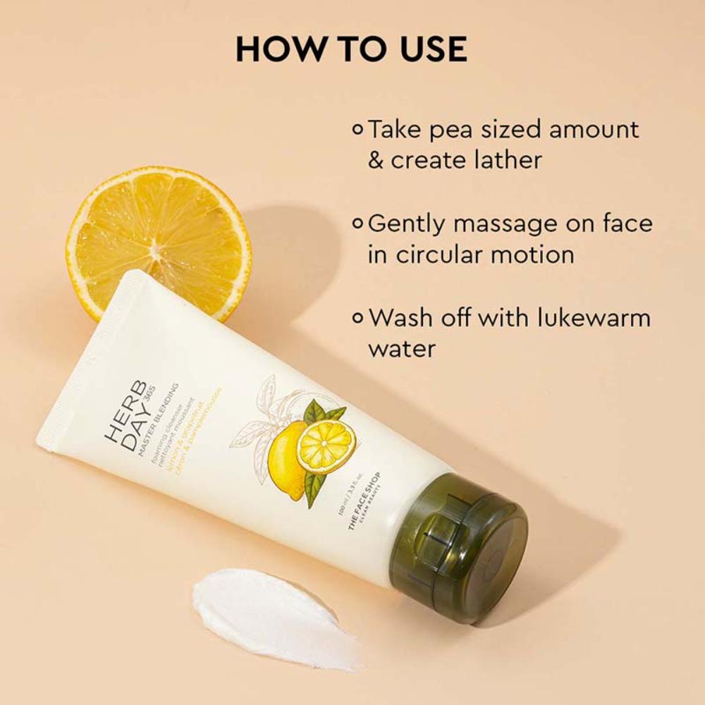 The Face Shop Herb Day 365 Face Wash