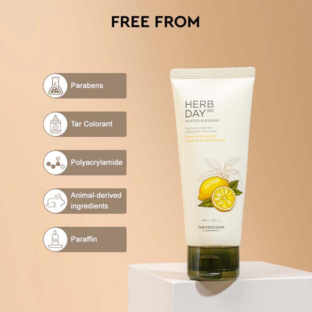 The Face Shop Herb Day 365 Face Wash