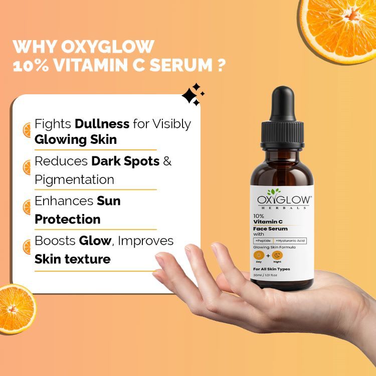 Oxyglow Herbals 10% Vitamin C Face Serum