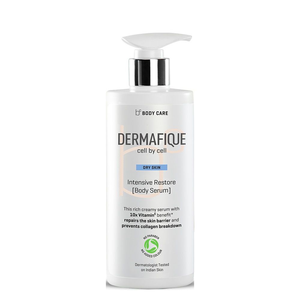 Dermafique Intensive Restore Body Lotion, Lightweight Non-Sticky, 18% Emollient