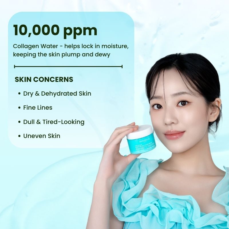 Mirabelle Korea Hyaluronic + Collagen Moisture All in One Cream