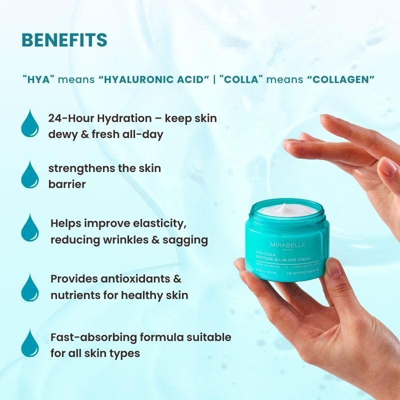 Mirabelle Korea Hyaluronic + Collagen Moisture All in One Cream