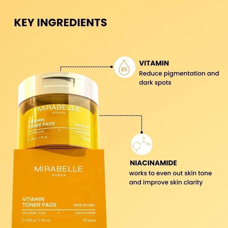 Mirabelle Korea Vitamin Toner Pads