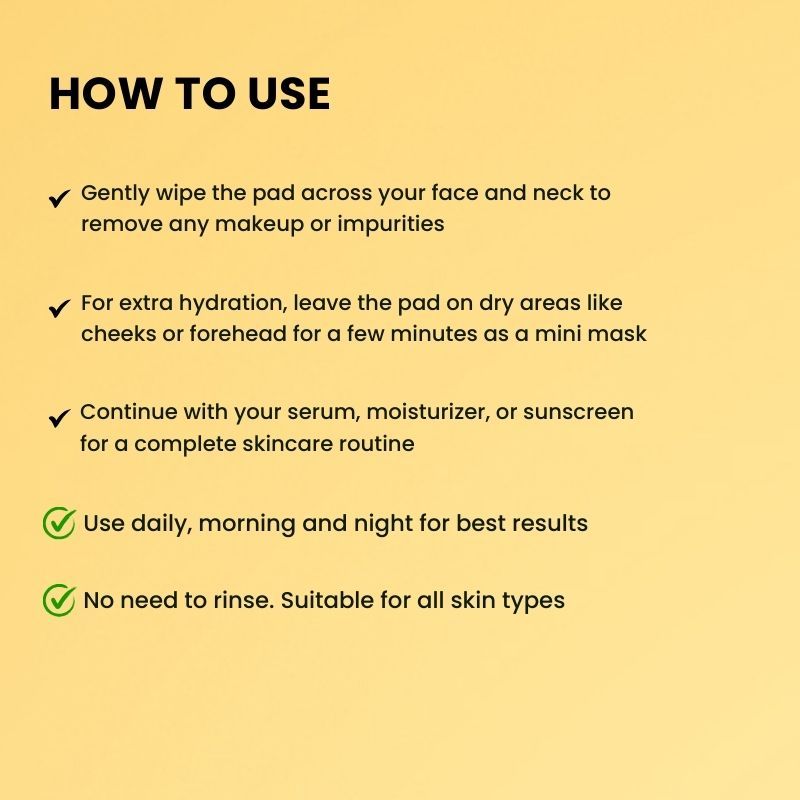 Mirabelle Korea Vitamin Toner Pads
