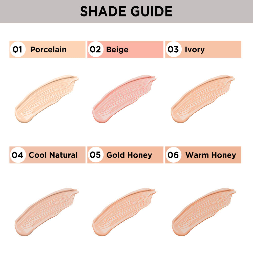 GLAM21 Silk Foundation With Oil-free Formula & SPF35