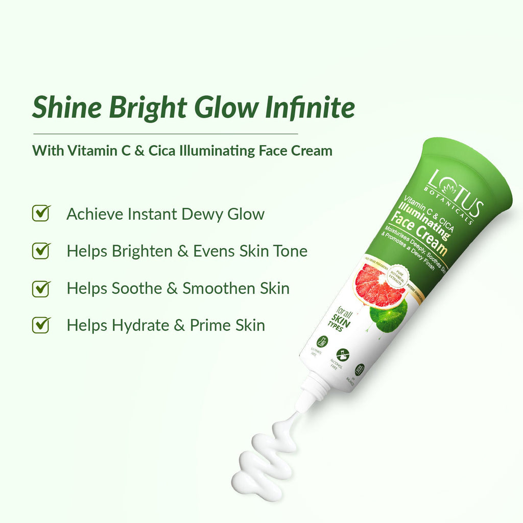 Lotus Botanicals Vitamin C & Cica Illuminating Face Cream