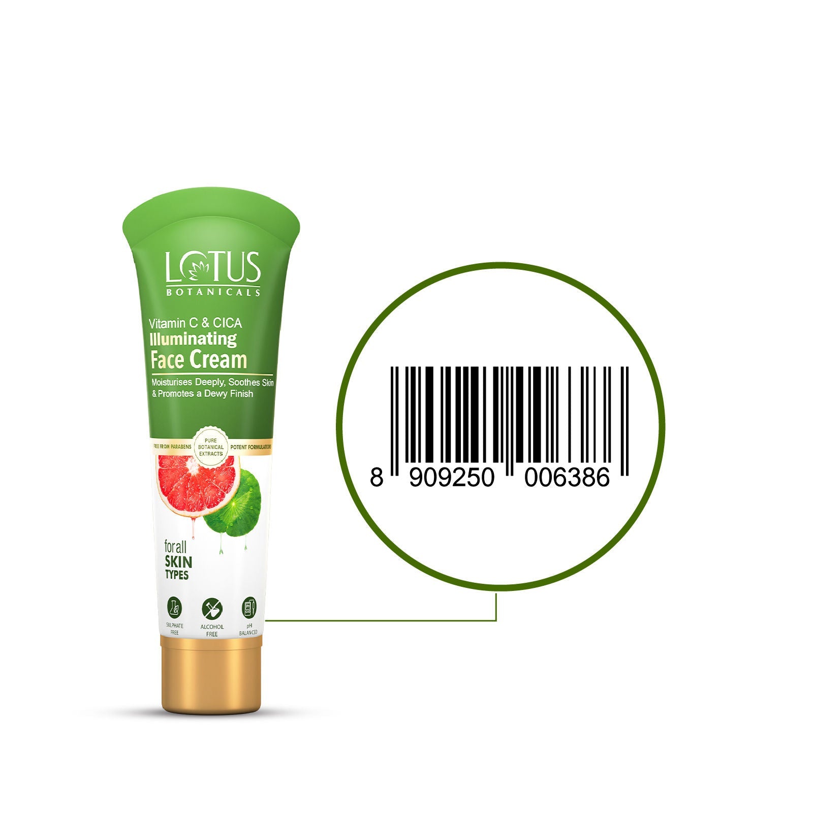 Lotus Botanicals Vitamin C & Cica Illuminating Face Cream