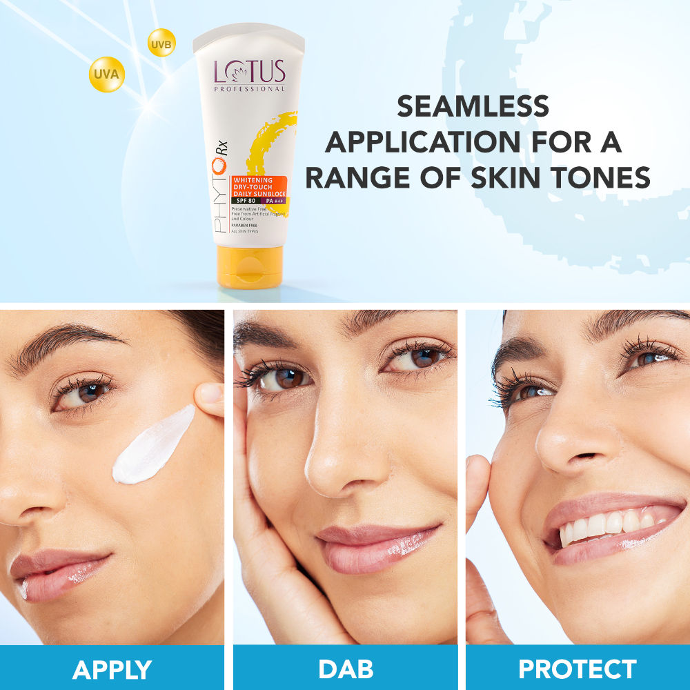 Lotus Herbals PhytoRx Whitening Dry-Touch Daily Sunblock SPF 80 PA+++