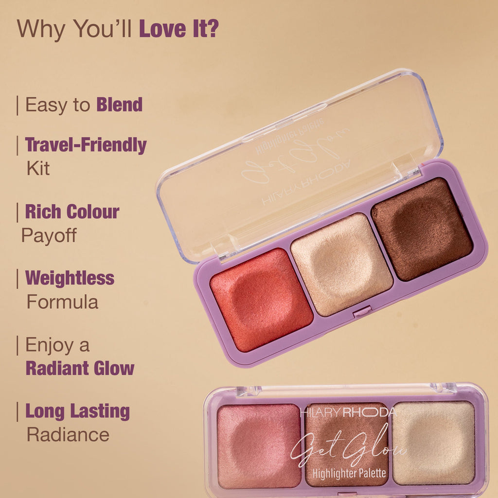 Hilary Rhoda Get Glow Highlighter Palette