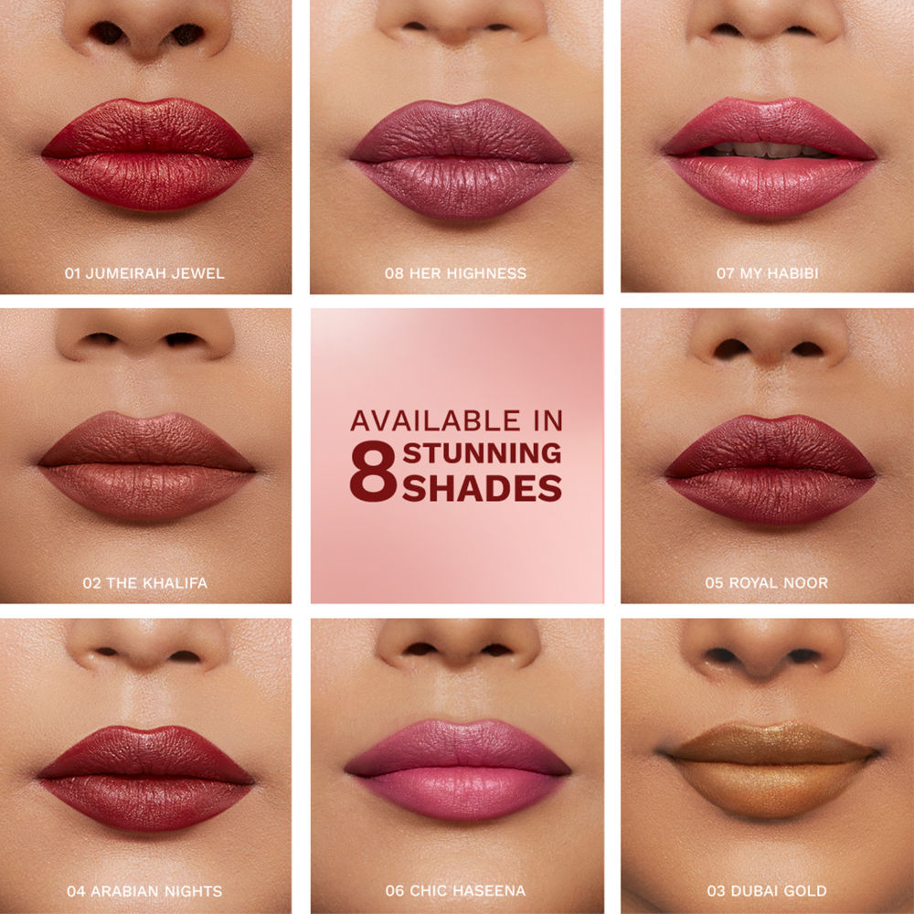 Pilgrim Glitter Lipstick With Matte Finish
