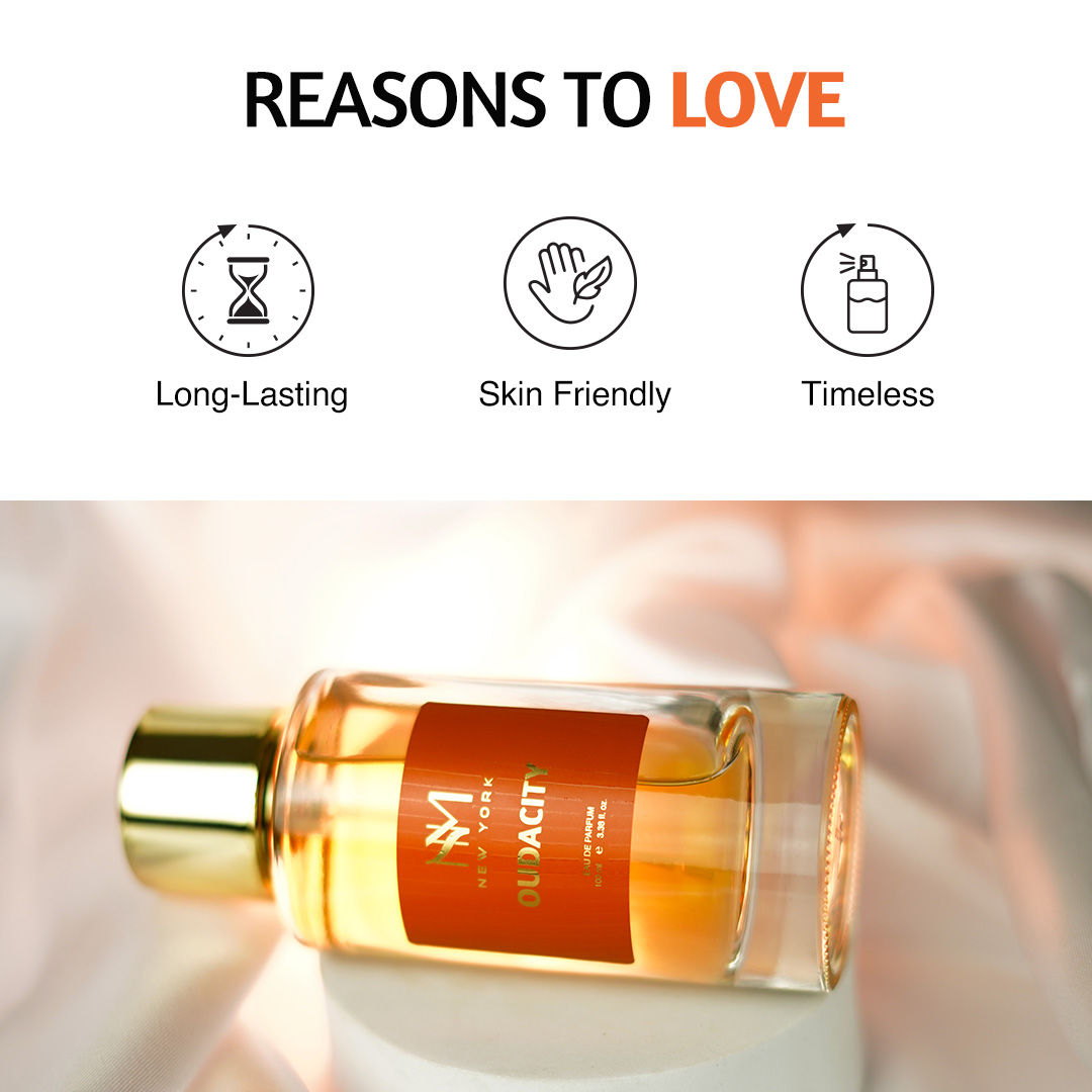 Nourish Mantra NM New York Oudacity Luxury Perfume with Unisex fragrance & Long-lasting Stay