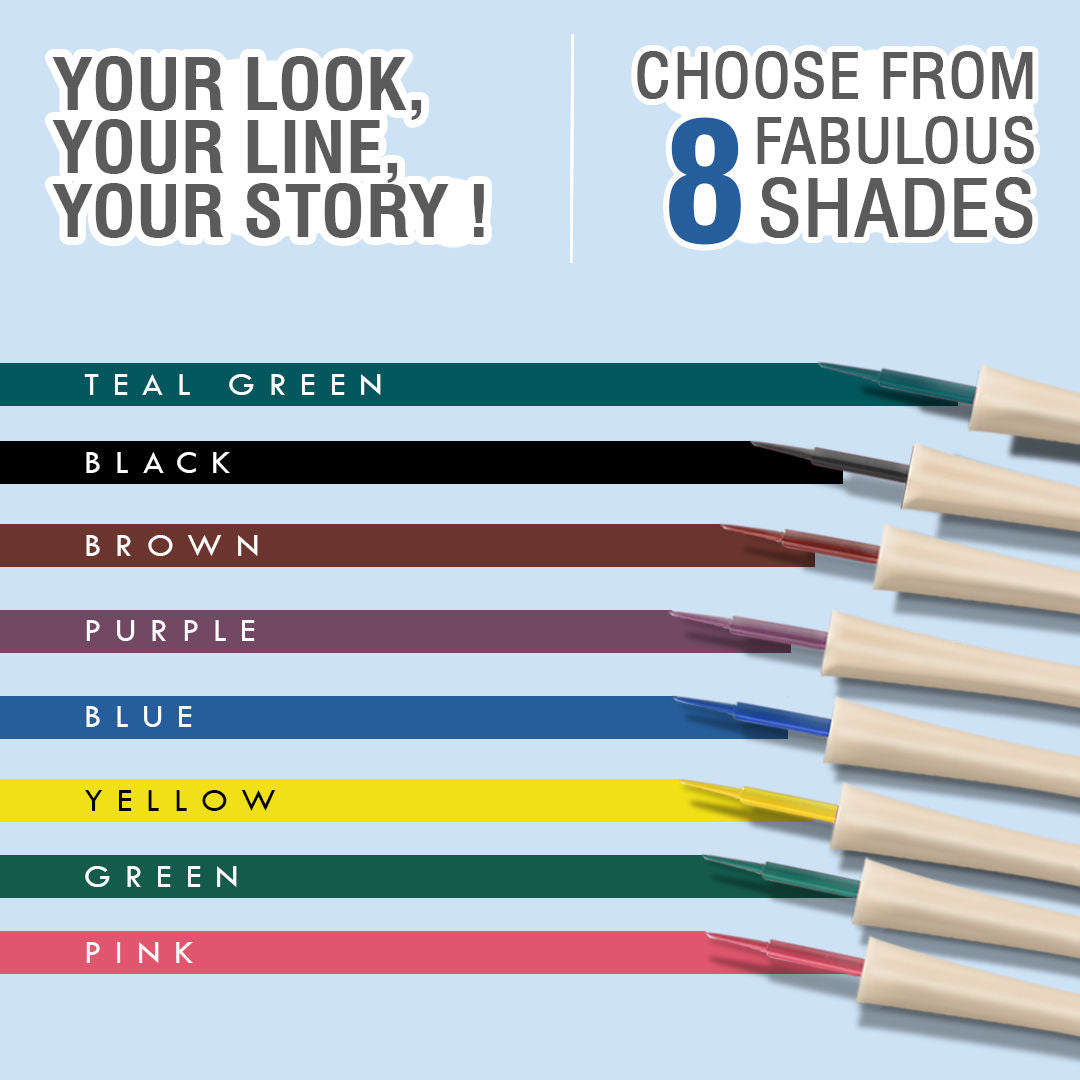 Glamveda Super Matte Liquid Intense Eyeliner