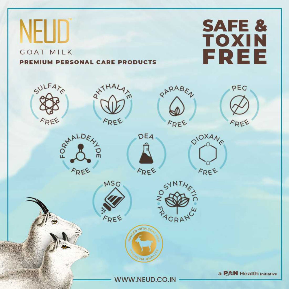 Neud Goat Milk Premium Moisturizing Lotion For Men & Women