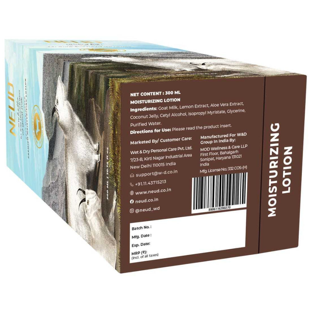 Neud Goat Milk Premium Moisturizing Lotion For Men & Women