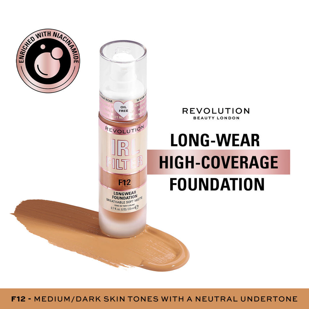 Makeup Revolution IRL Filter Longwear Foundation