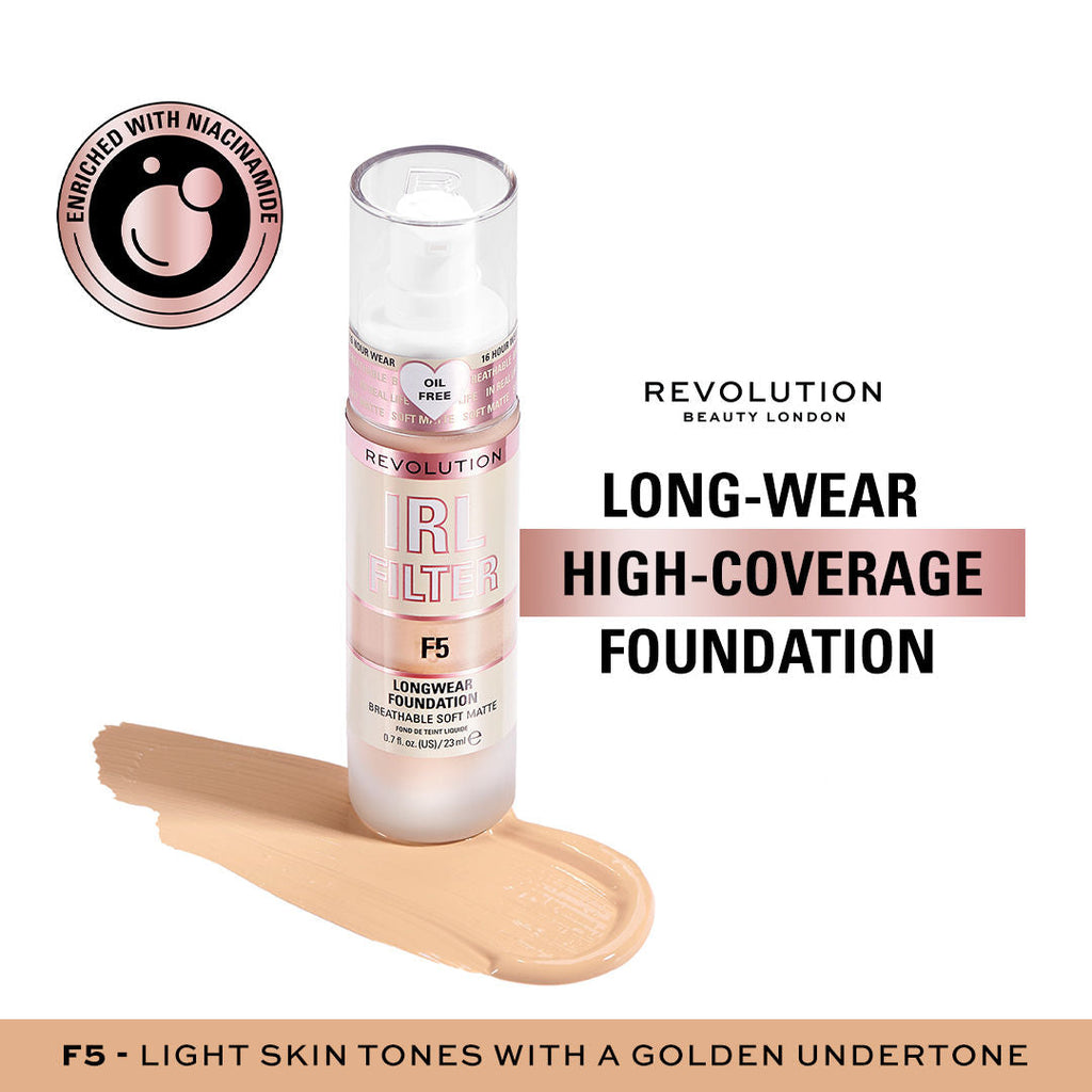 Makeup Revolution IRL Filter Longwear Foundation