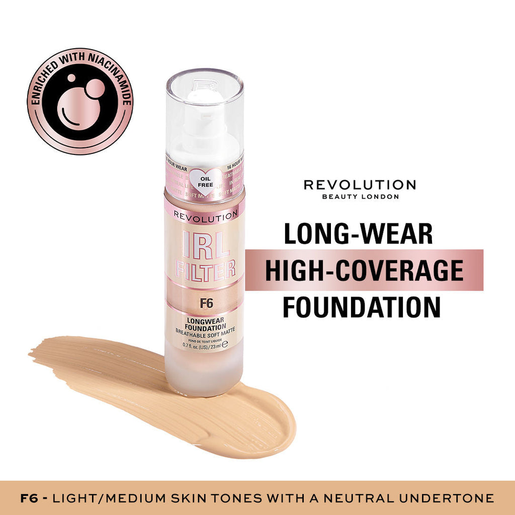 Makeup Revolution IRL Filter Longwear Foundation
