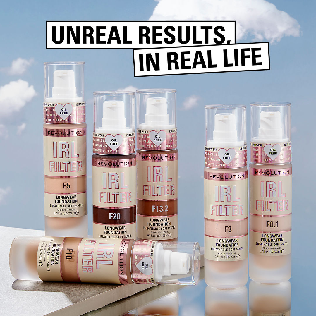 Makeup Revolution Irl Filter Longwear Foundation