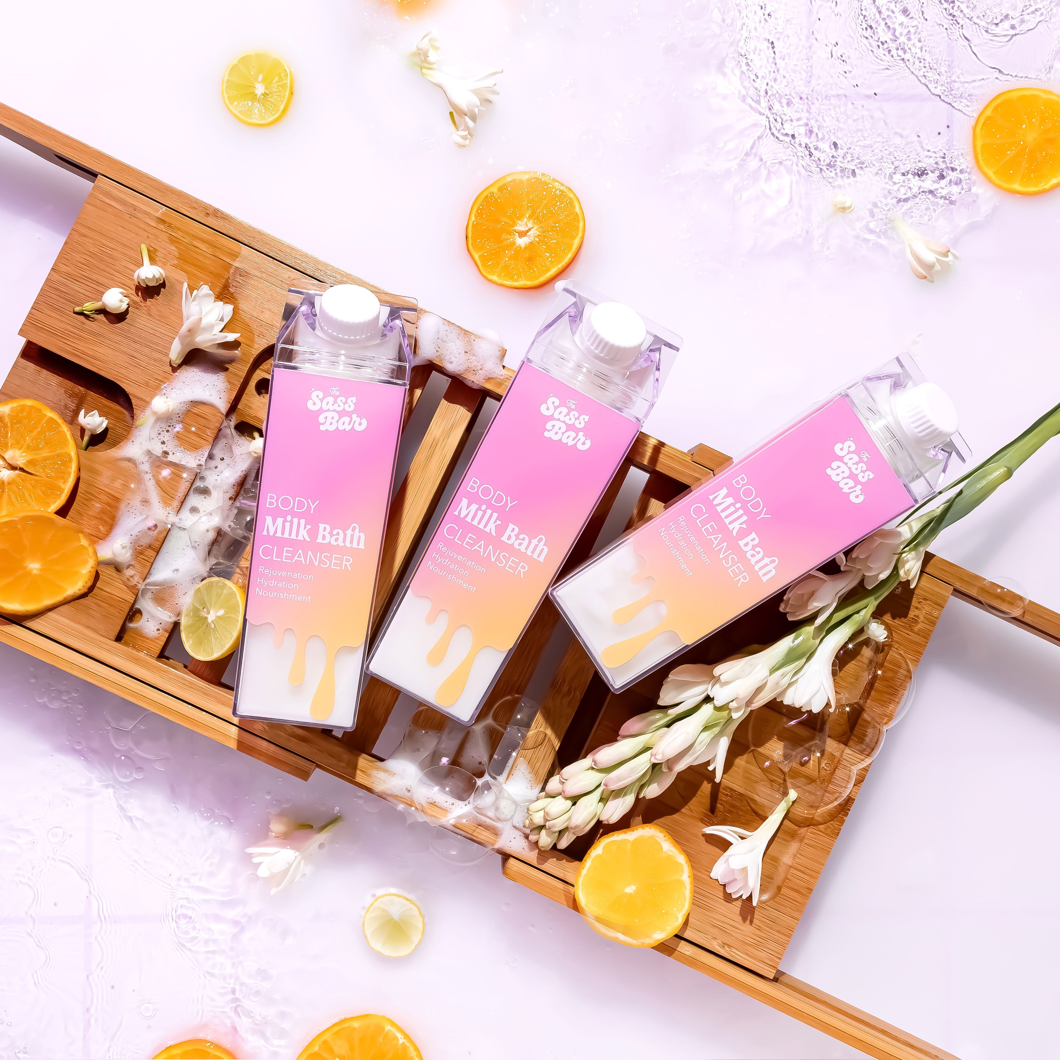 The Sass Bar Dawn Exfoliating Bodywash with Lactic Acid + Centella for Sensitive Skin