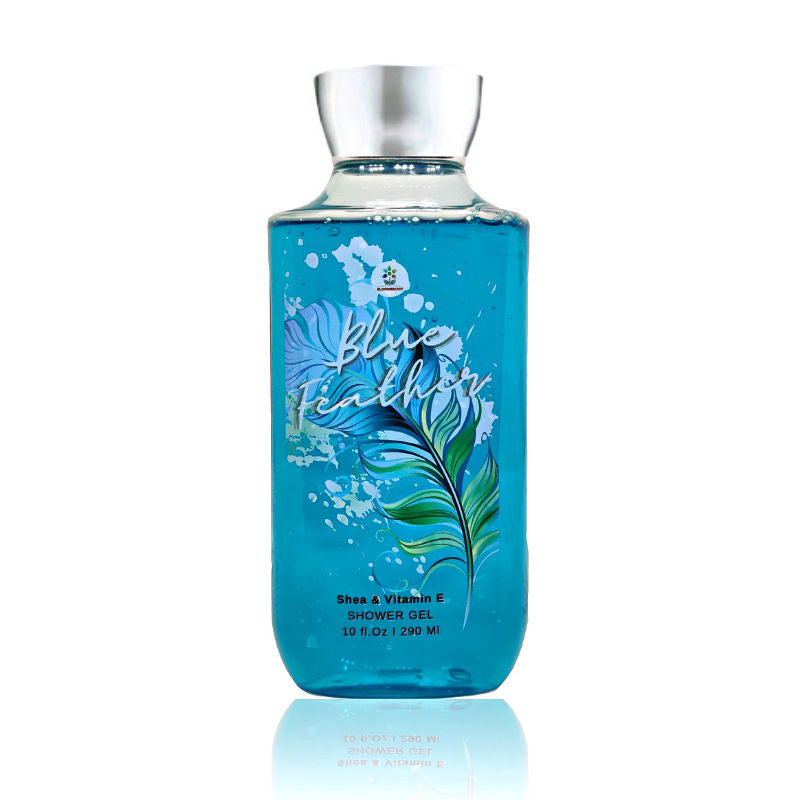 Bloomsberry Blue Feather Shower Gel