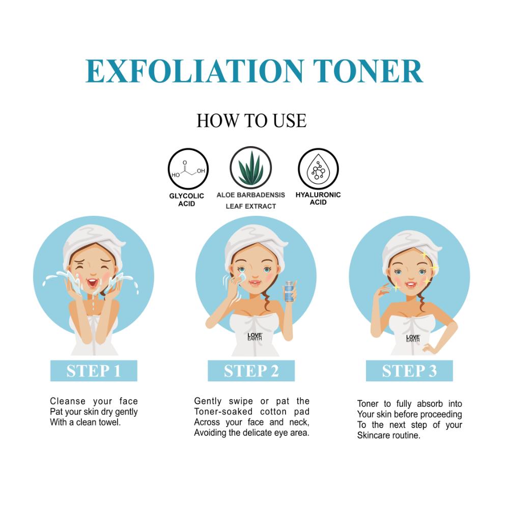 Love Earth Exfoliation Toner