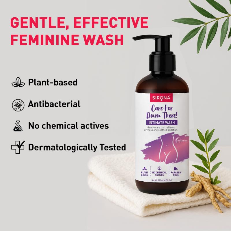 Sirona Care For Down There! Intimate Wash (200 ml)