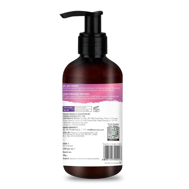 Sirona Care For Down There! Intimate Wash (200 ml)