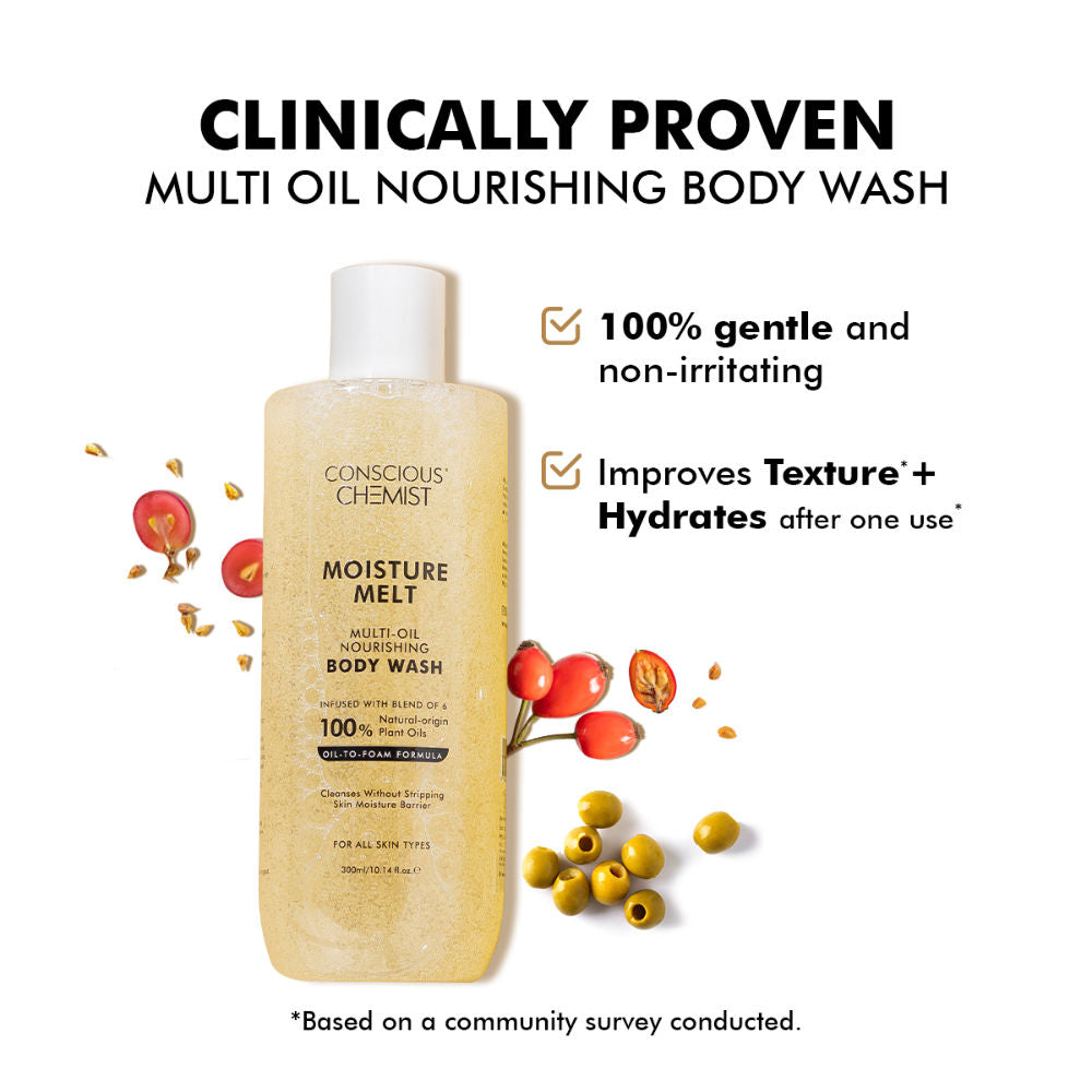 Conscious Chemist Moiture Melt Multi-Oil Nourishing Bodywash