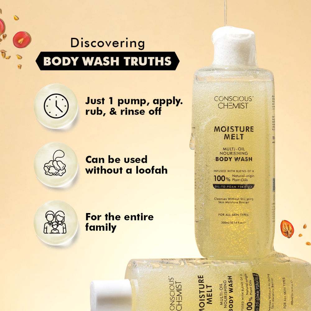 Conscious Chemist Moiture Melt Multi-Oil Nourishing Bodywash
