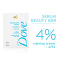 Dove Exfoliate Away Serum Beauty Bar with 4% Refining Serum + AHA