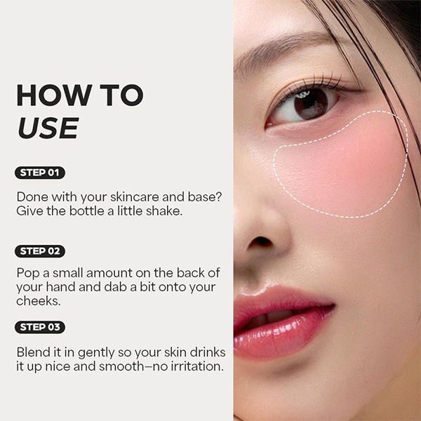 House of Hur Moist Ampoule Blusher Hydrating Liquid Blush with Natural Finish