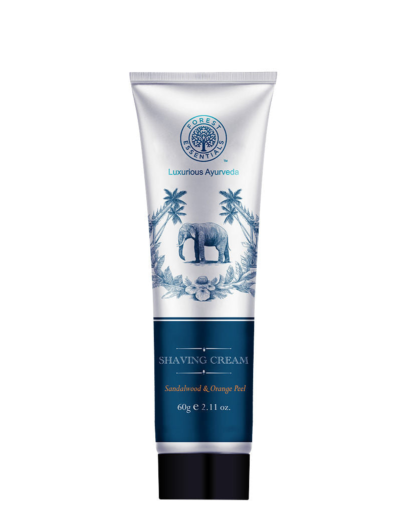 Forest Essentials Shaving Cream Sandalwood & Orange Peel