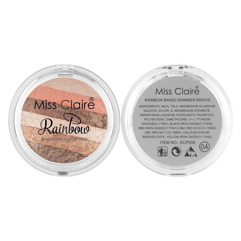 Miss Claire Rainbow Baked Shimmer Bricks