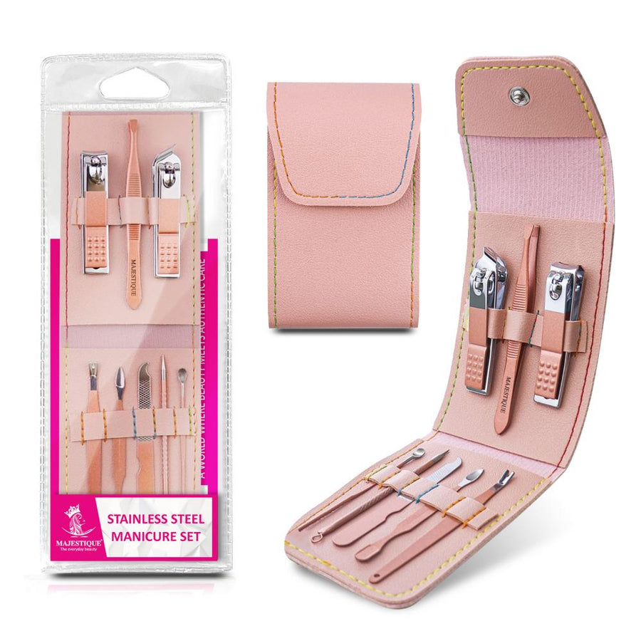 Majestique Stainless Steel Manicure And Pedicure Set
