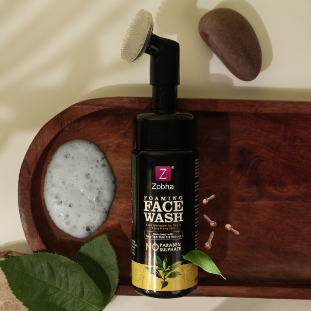 Zobha Tea Tree Foaming Face Wash