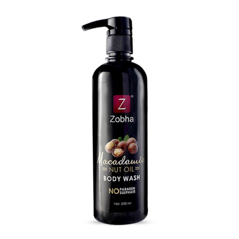 Zobha Body Wash with 100% Natural Macadamia Paraben and Sulphate Free