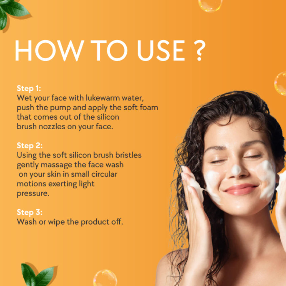 Zobha Vitamin C Foaming Face Wash Infused with Mandarin